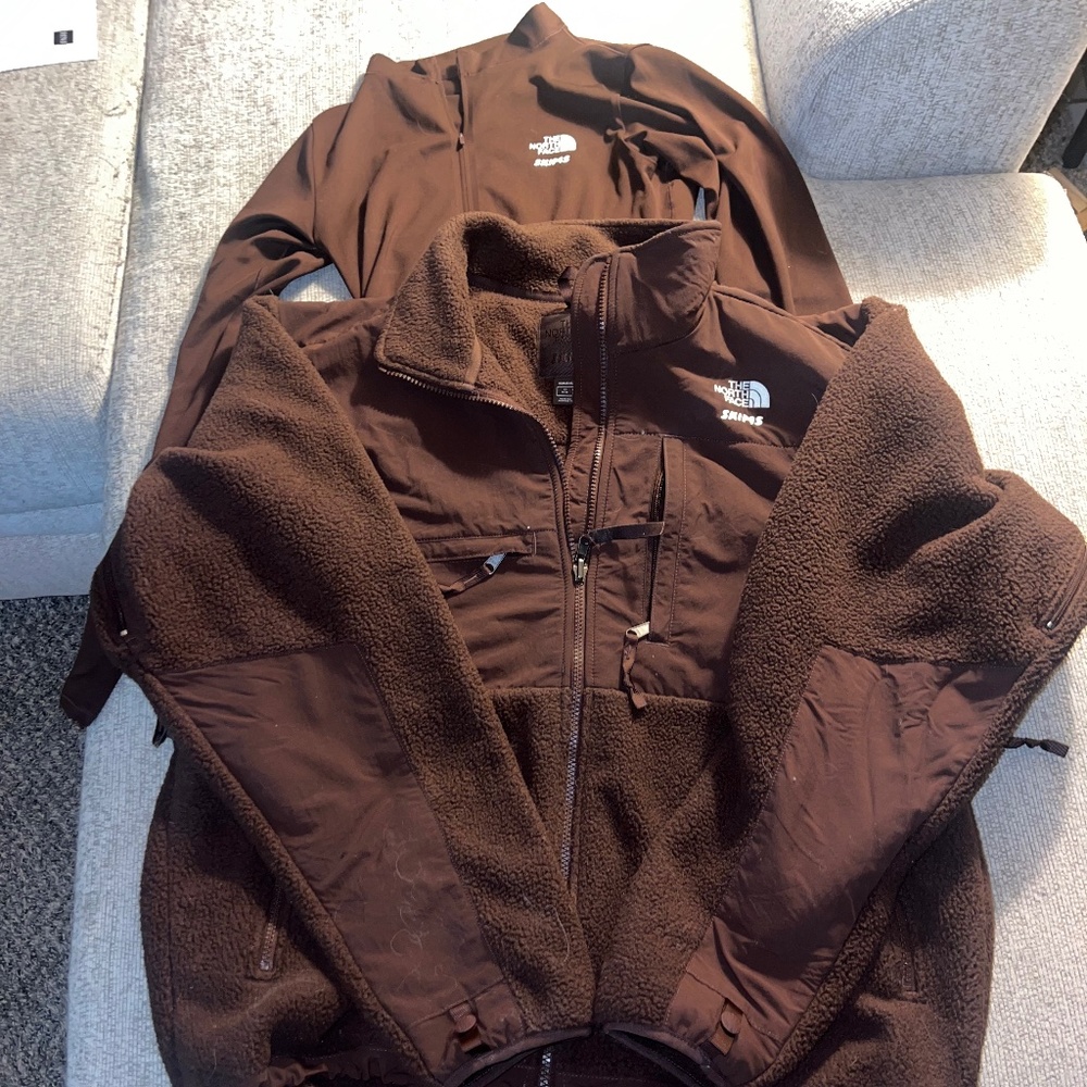 Medium Skims Northface jacket and half zip